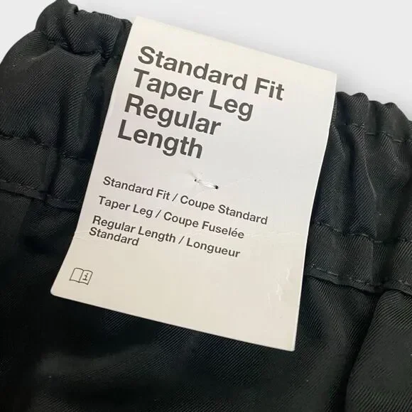 Nike Sportswear Water Repellent Woven Black Pants Mens size M New DD6057-010 (b) - Picture 9 of 12